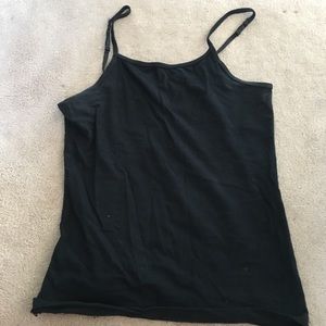 Black tank top